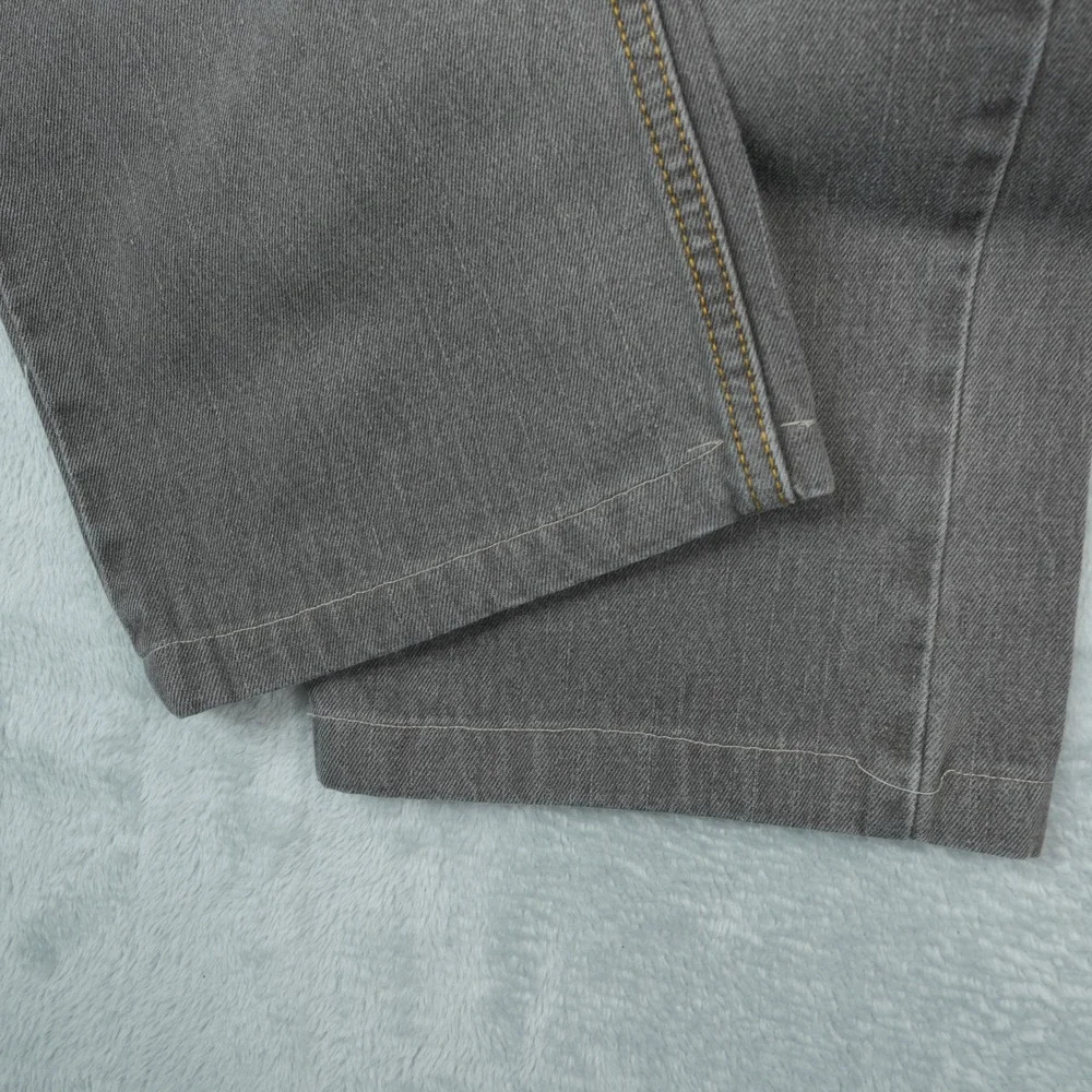 Vintage Levis 505 Jeans Mens 35x26.5 Hemmed Gray Regular Fit Straight Leg Denim